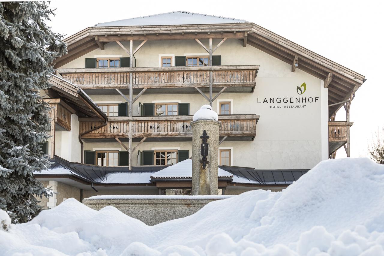 Hotel Restaurant Langgenhof Brunico Exterior foto